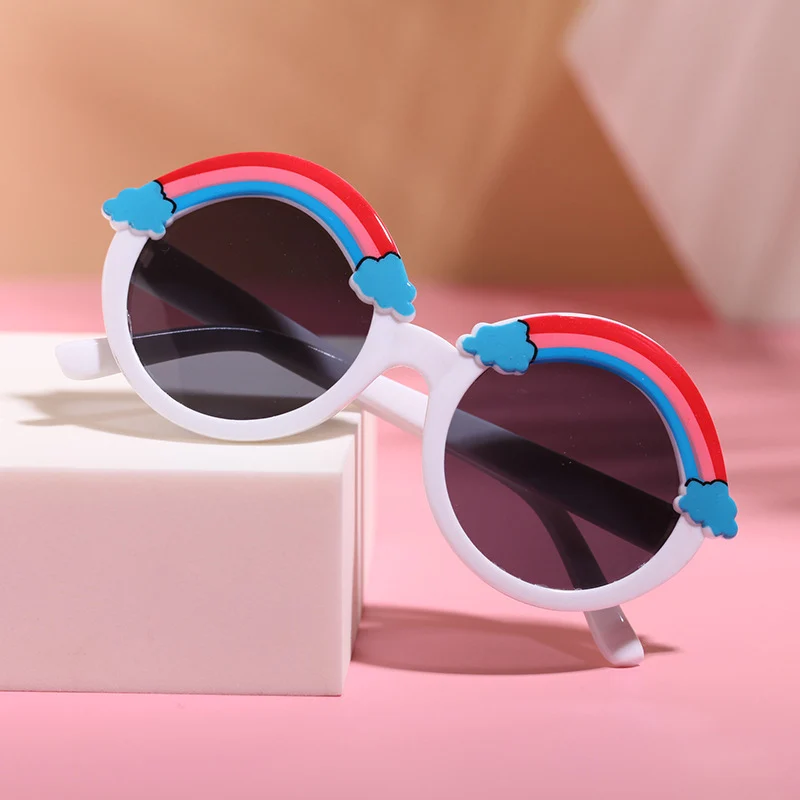 Children Kids Rainbow Cartoon Sunglasses Ultralight UV400 Protective Cute for Outdoor B2Cshop
Children Kids Rainbow Cartoon Sunglasses Ultralight UV400 Protective Cute for Outdoor B2Cshop