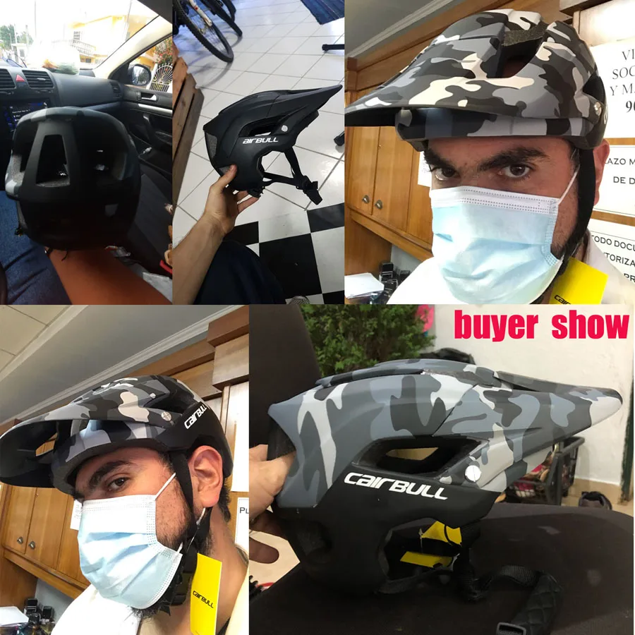 High Quality All-terrain Camouflage Bike Helmets Capacete Bicicleta XC AM Casco Integral MTB Road Riding Helmet Casco Bicicleta
High Quality All-terrain Camouflage Bike Helmets Capacete Bicicleta XC AM Casco Integral MTB Road Riding Helmet Casco Bicicleta