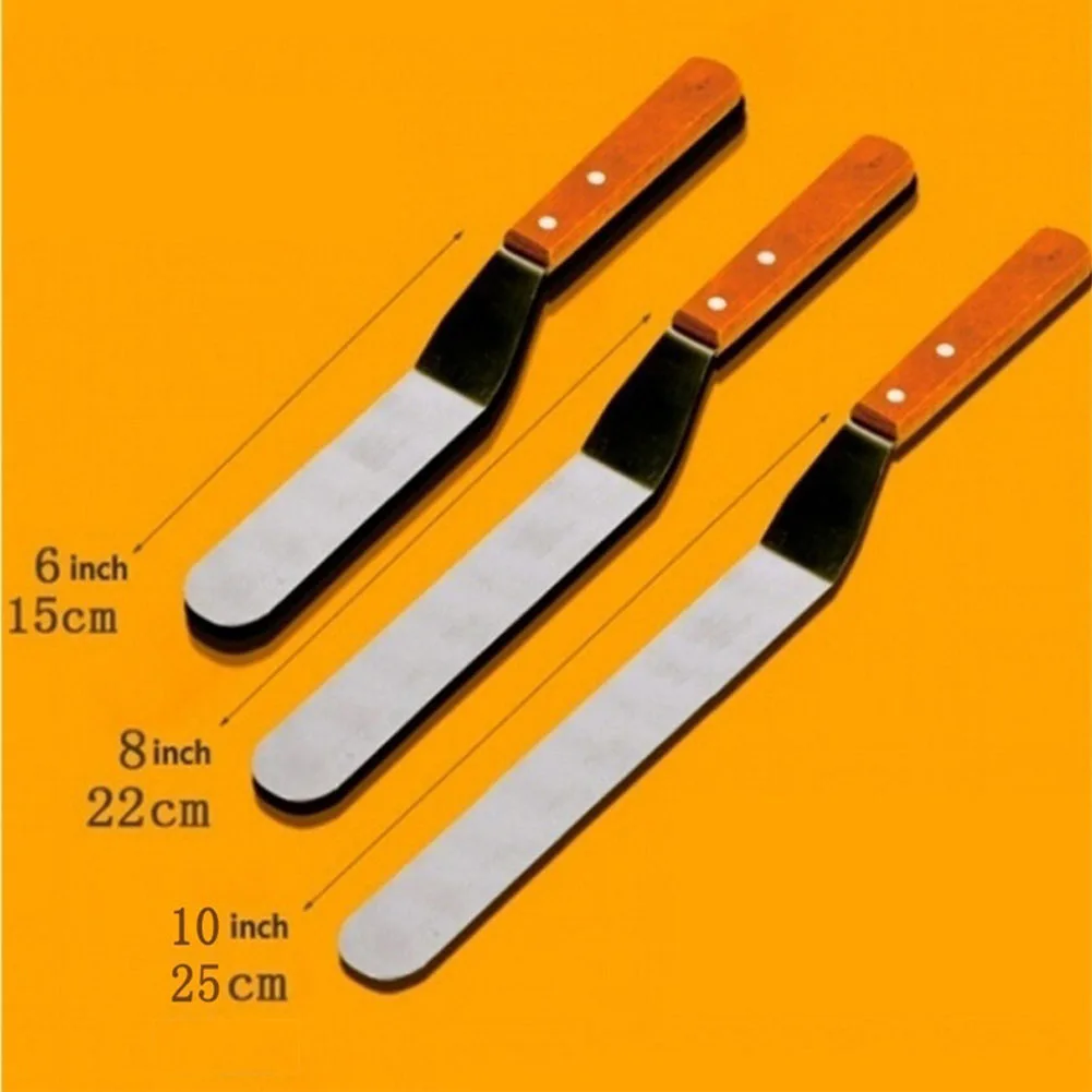 1pc Cake Spatula Set Palette Knife Set Angled Stainless Steel Icing Spatula Offset Cutter Cake Decorating Tools
1pc Cake Spatula Set Palette Knife Set Angled Stainless Steel Icing Spatula Offset Cutter Cake Decorating Tools