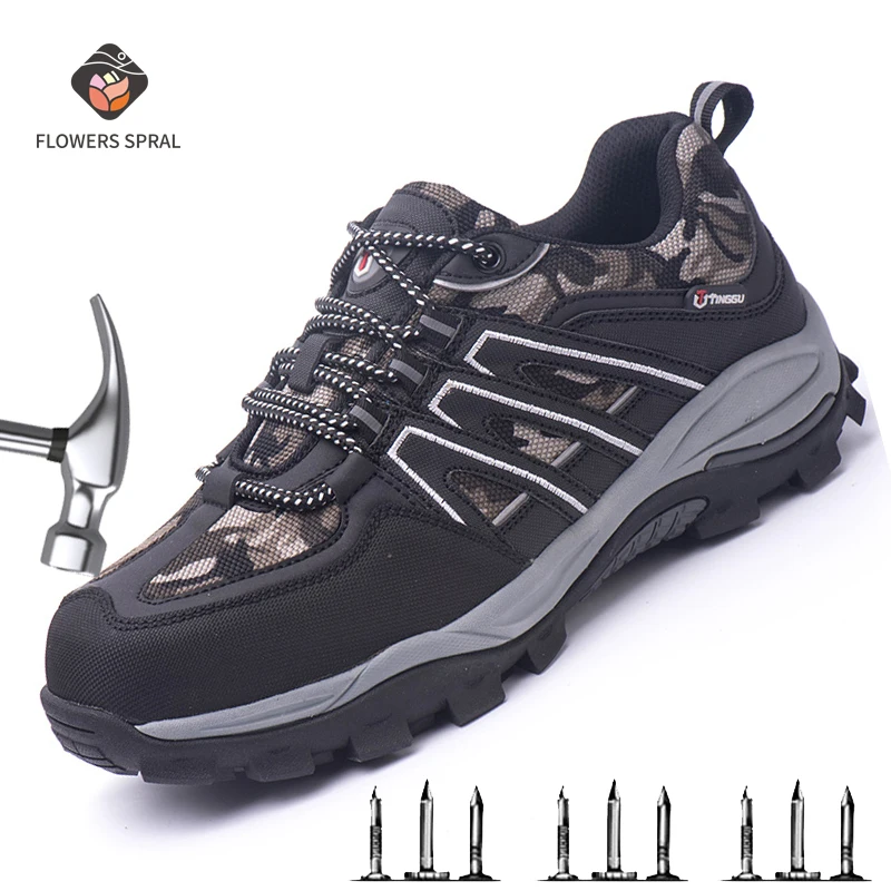 Lightweight Men Safety Shoes Steel Toe Cap Work Shoes Puncture-Proof Security Work Sneakers Anti-smash Protective Shoes 2021
Lightweight Men Safety Shoes Steel Toe Cap Work Shoes Puncture-Proof Security Work Sneakers Anti-smash Protective Shoes 2021