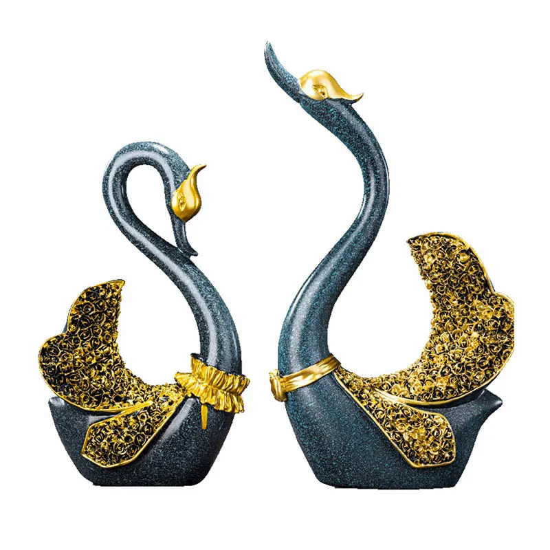 Home Decoration Accessories European Luxury Creative Resin Swan Sculptures Crafts TV Cabinet Office Statues Wedding Gift
Home Decoration Accessories European Luxury Creative Resin Swan Sculptures Crafts TV Cabinet Office Statues Wedding Gift
