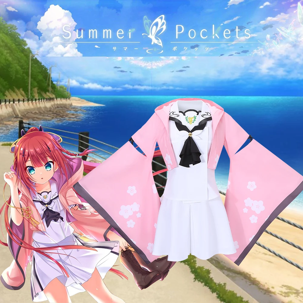 COSSUN Summer Pockets REFLECTION BLUE Costume Kamiyama Shiki Sailor Skirt Suit Hoodie Kimono Girl Christmas
COSSUN Summer Pockets REFLECTION BLUE Costume Kamiyama Shiki Sailor Skirt Suit Hoodie Kimono Girl Christmas