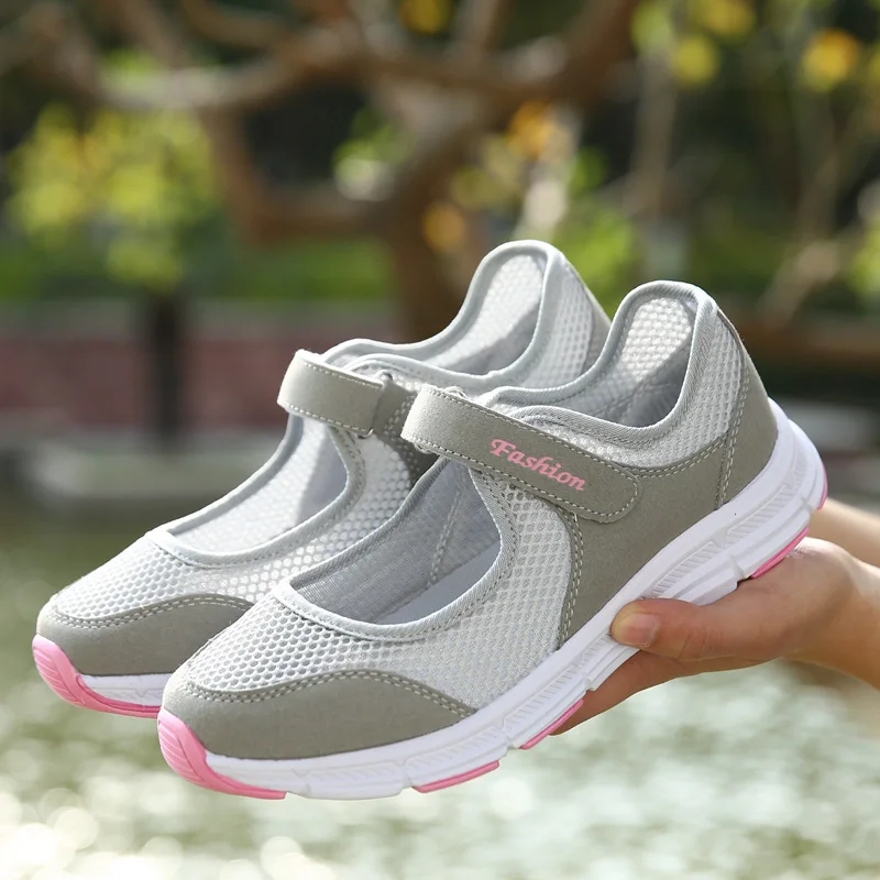 Summer Breathable Women Sneakers Healthy Walking Shoes Sporty Mesh Sport Running Mother Gift Light Flats 35-42 Size CN(Origin)
Summer Breathable Women Sneakers Healthy Walking Shoes Sporty Mesh Sport Running Mother Gift Light Flats 35-42 Size CN(Origin)