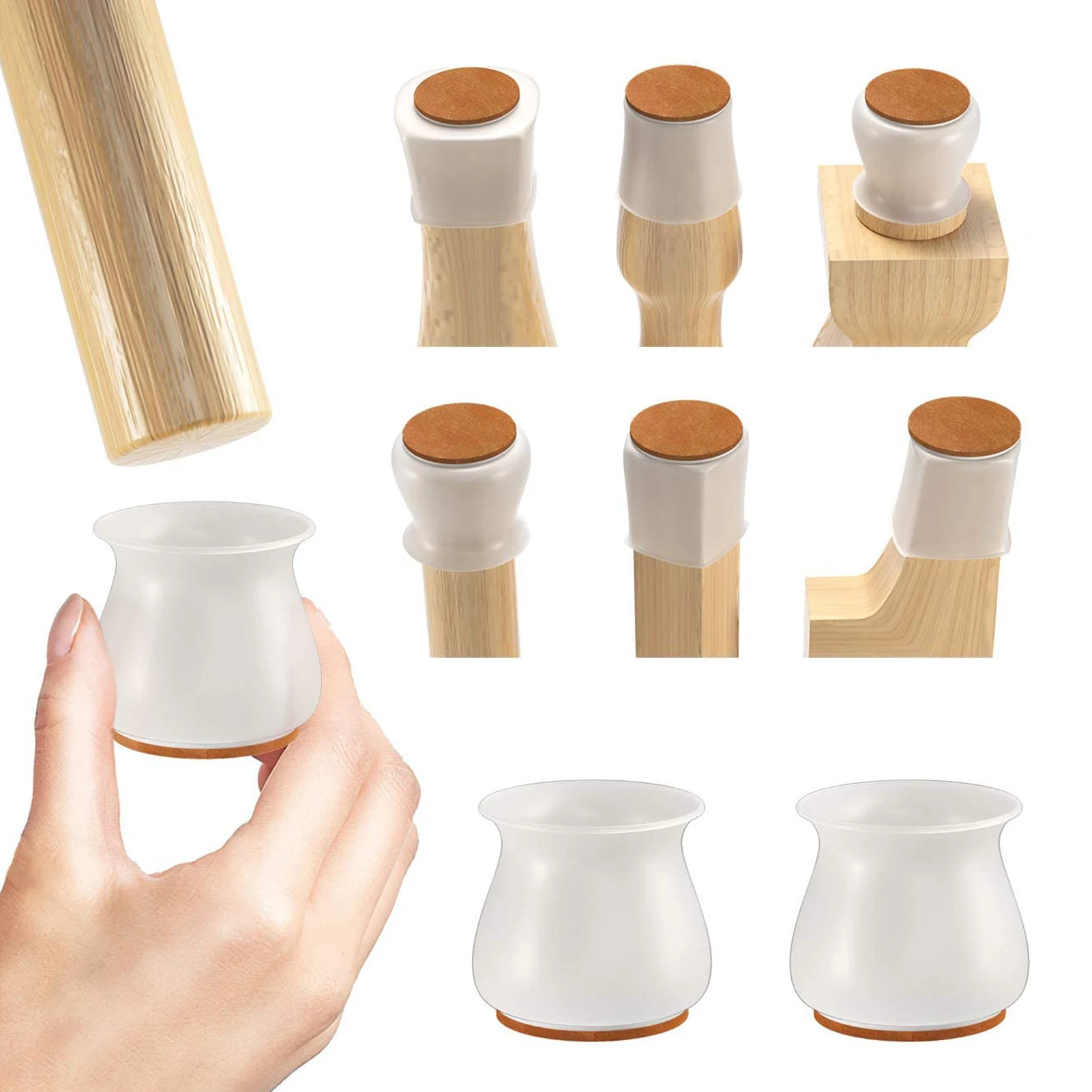8/16/32pcs Table Chair Leg Silicone Cap Pad Furniture Non-slip Table Feet Cover Floor Protector Foot Protection Bottom Cover Pad
8/16/32pcs Table Chair Leg Silicone Cap Pad Furniture Non-slip Table Feet Cover Floor Protector Foot Protection Bottom Cover Pad