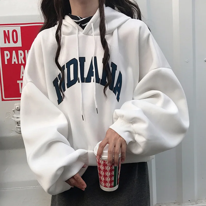 Women's Oversized Hoodies Thick Loose Casual Hoodie Female Korean Style Sweet Sweatshirt Warm Pullover Short Hoodies For Women
Women's Oversized Hoodies Thick Loose Casual Hoodie Female Korean Style Sweet Sweatshirt Warm Pullover Short Hoodies For Women
