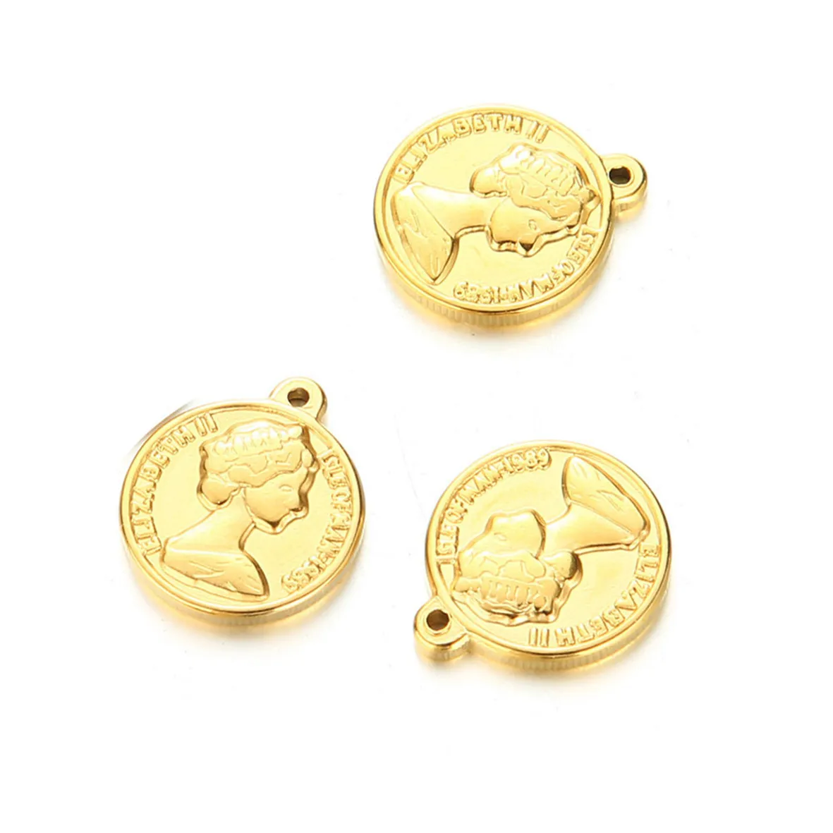 WT-SSP008 Delicate cabine Stainless steel accessories round coin Queen head bracelet necklace pendant jewelry DIY procurement
WT-SSP008 Delicate cabine Stainless steel accessories round coin Queen head bracelet necklace pendant jewelry DIY procurement