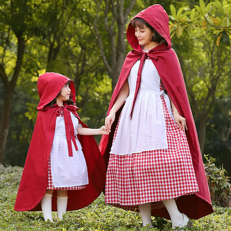 2021 New Fairy Tale Little Red Riding Hood Costume, Halloween Costume, Drama Stage Performance, Parent-child Costume
2021 New Fairy Tale Little Red Riding Hood Costume, Halloween Costume, Drama Stage Performance, Parent-child Costume