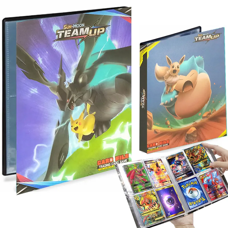 

Альбом Pokemon 240 с 4 карманами, держатель для карт, книга для игр, папка для покемонов, папка с загруженными списками, коллекционная игрушка для ...