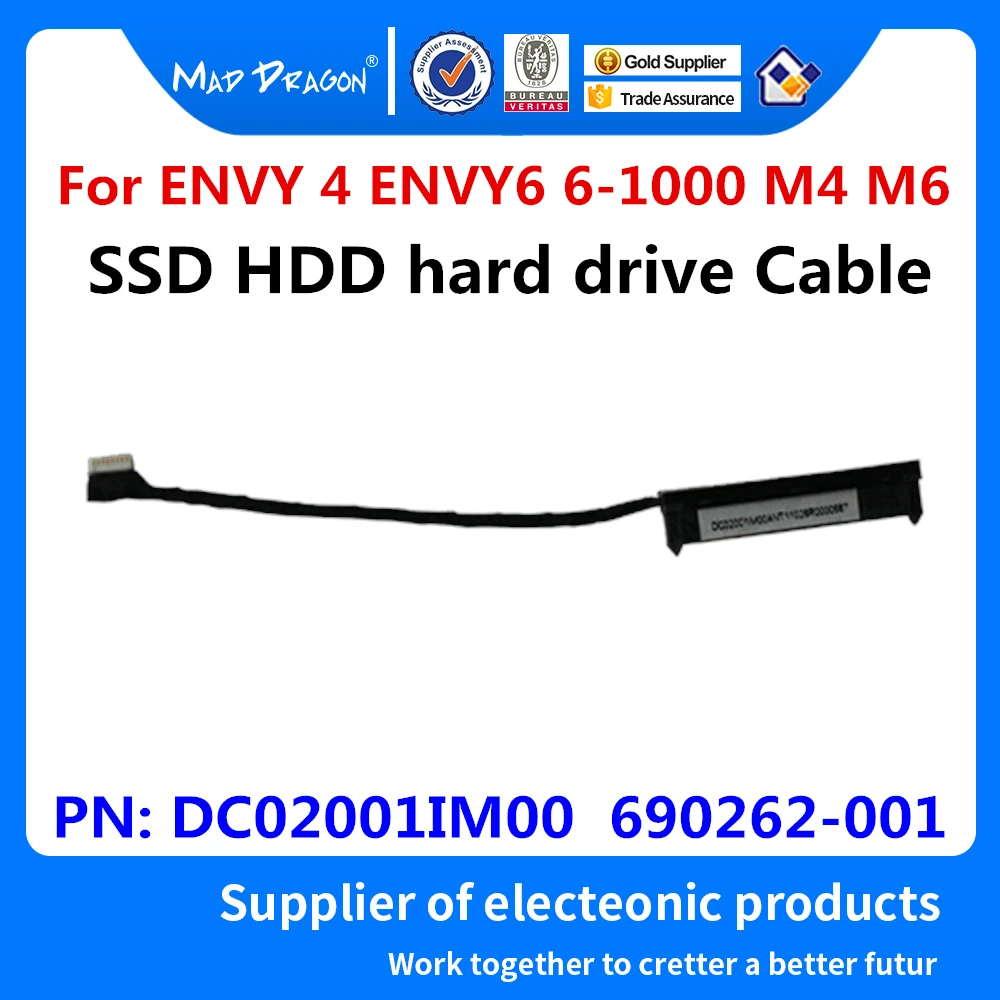 Новый оригинальный кабель для жесткого диска ноутбука SATA, SSD, HDD, кабель, Разъем для HP ENVY 4 ENVY6 6-1000 M4 M6 DC02001IM00 690262-001
Новый оригинальный кабель для жесткого диска ноутбука SATA, SSD, HDD, кабель, Разъем для HP ENVY 4 ENVY6 6-1000 M4 M6 DC02001IM00 690262-001