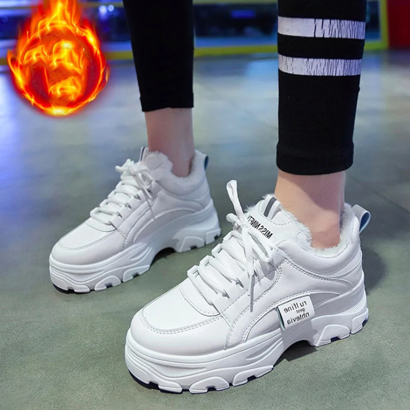 Женская зимняя обувь на платформе, плюшевая женская повседневная обувь, мужская обувь, качественная обувь для взрослых на резиновой подошв... 
Женская зимняя обувь на платформе, плюшевая женская повседневная обувь, мужская обувь, качественная обувь для взрослых на резиновой подошв...