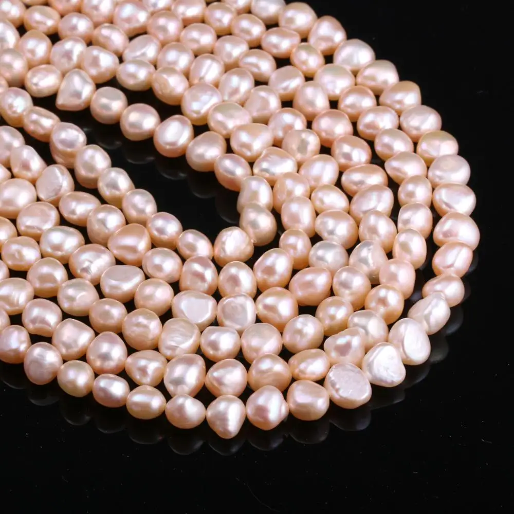 New natural freshwater pearl pink irregular pearl beads used for jewelry making DIY bracelet necklace size 7-8mm
New natural freshwater pearl pink irregular pearl beads used for jewelry making DIY bracelet necklace size 7-8mm