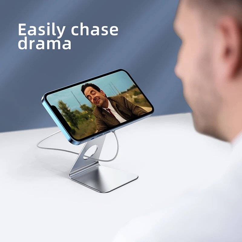 SeenDa Desktop Phone Holders for iPhone 12 Pro Max Aluminum Alloy Mount Stands Wireless Charger Non-slip Support 
SeenDa Desktop Phone Holders for iPhone 12 Pro Max Aluminum Alloy Mount Stands Wireless Charger Non-slip Support