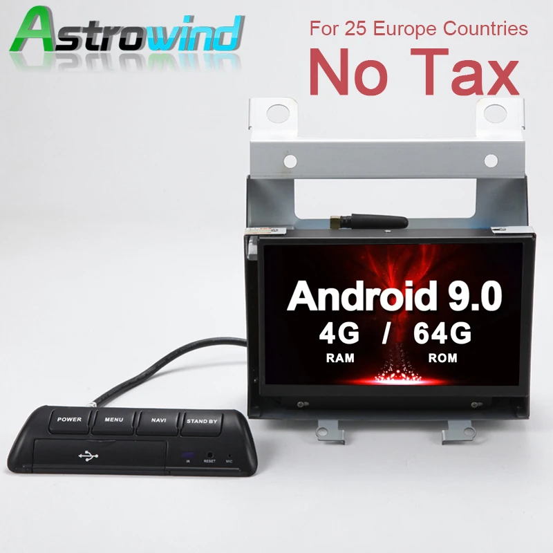 Фото Автомобильный DVD плеер Astrowind 4 Гб ОЗУ 64 ПЗУ Android 9 0 для Land Rover Freelander 2 Discovery Range