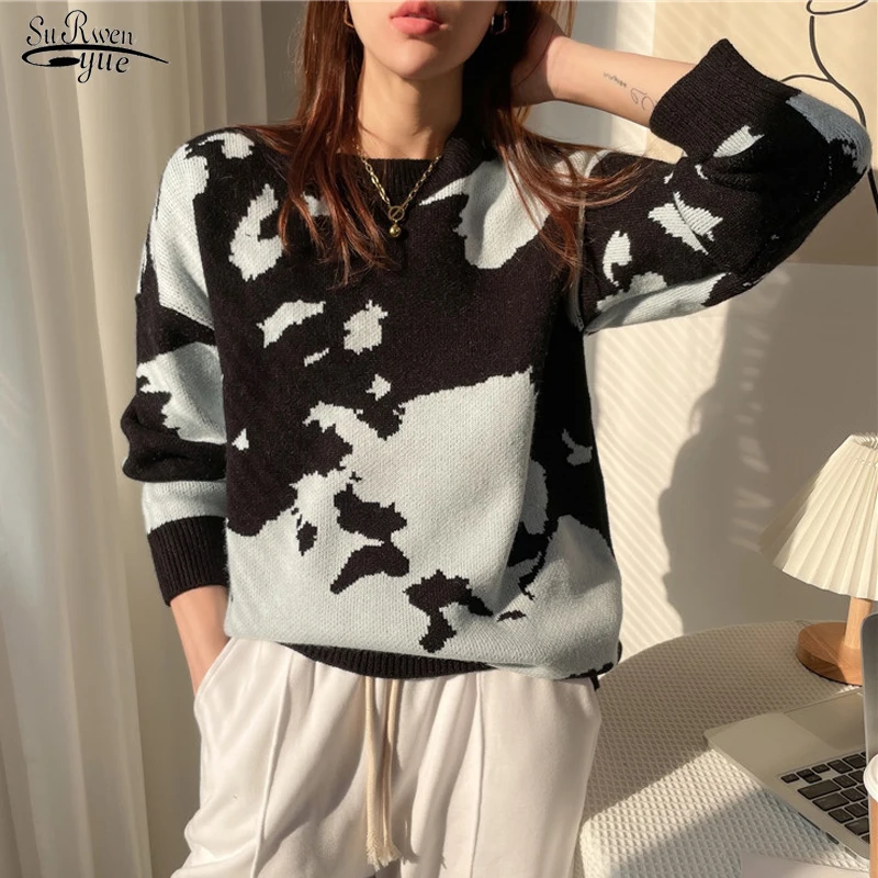 2021 Autumn Winter New Casual Loose Sweater Women Plus Size Lazy Fashion Women Knitting Pull Long Sleeve Warm Knitwear 17714
2021 Autumn Winter New Casual Loose Sweater Women Plus Size Lazy Fashion Women Knitting Pull Long Sleeve Warm Knitwear 17714