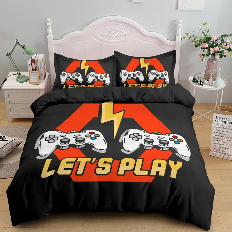 3D Gamepad Game Handle Printing Bedding Set Gamer Duvet Cover For Boys Girls Bed Covers Gift