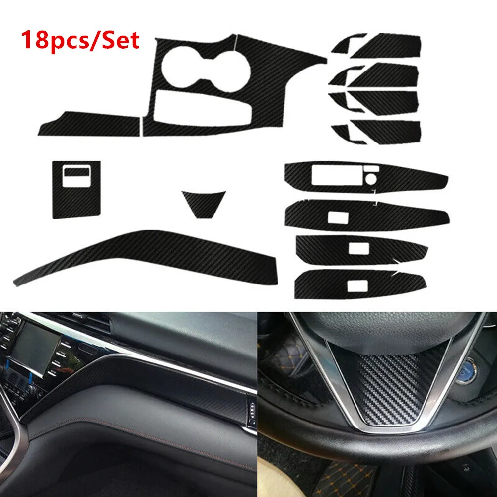 Interior Car Stickers 3D Accessories Carbon Fiber For Toyota Camry 2018-20 Left handed driving
Interior Car Stickers 3D Accessories Carbon Fiber For Toyota Camry 2018-20 Left handed driving