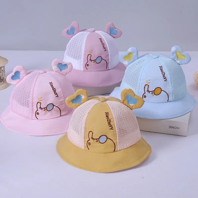 Summer Cute Rabbit Ears Baby Hats Children Girl Bucket Hat Mesh Breathbale Fisherman Cap Infant Bonnet
Summer Cute Rabbit Ears Baby Hats Children Girl Bucket Hat Mesh Breathbale Fisherman Cap Infant Bonnet
