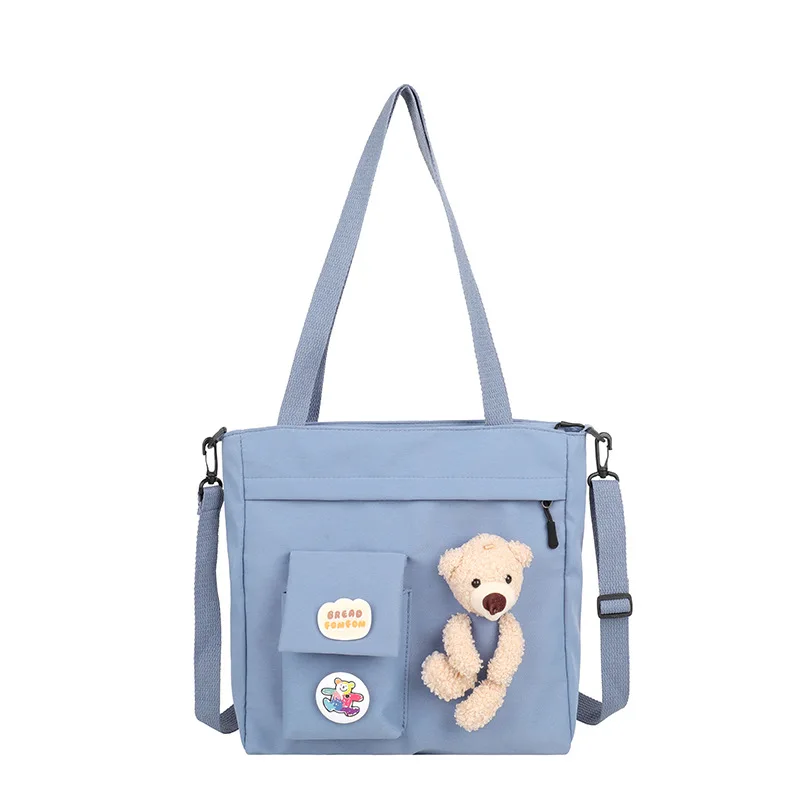 Large Capacity Simple Student Canvas Handbag Cute Literary Korean Fashion Single Shoulder Crossbody Bag
Large Capacity Simple Student Canvas Handbag Cute Literary Korean Fashion Single Shoulder Crossbody Bag