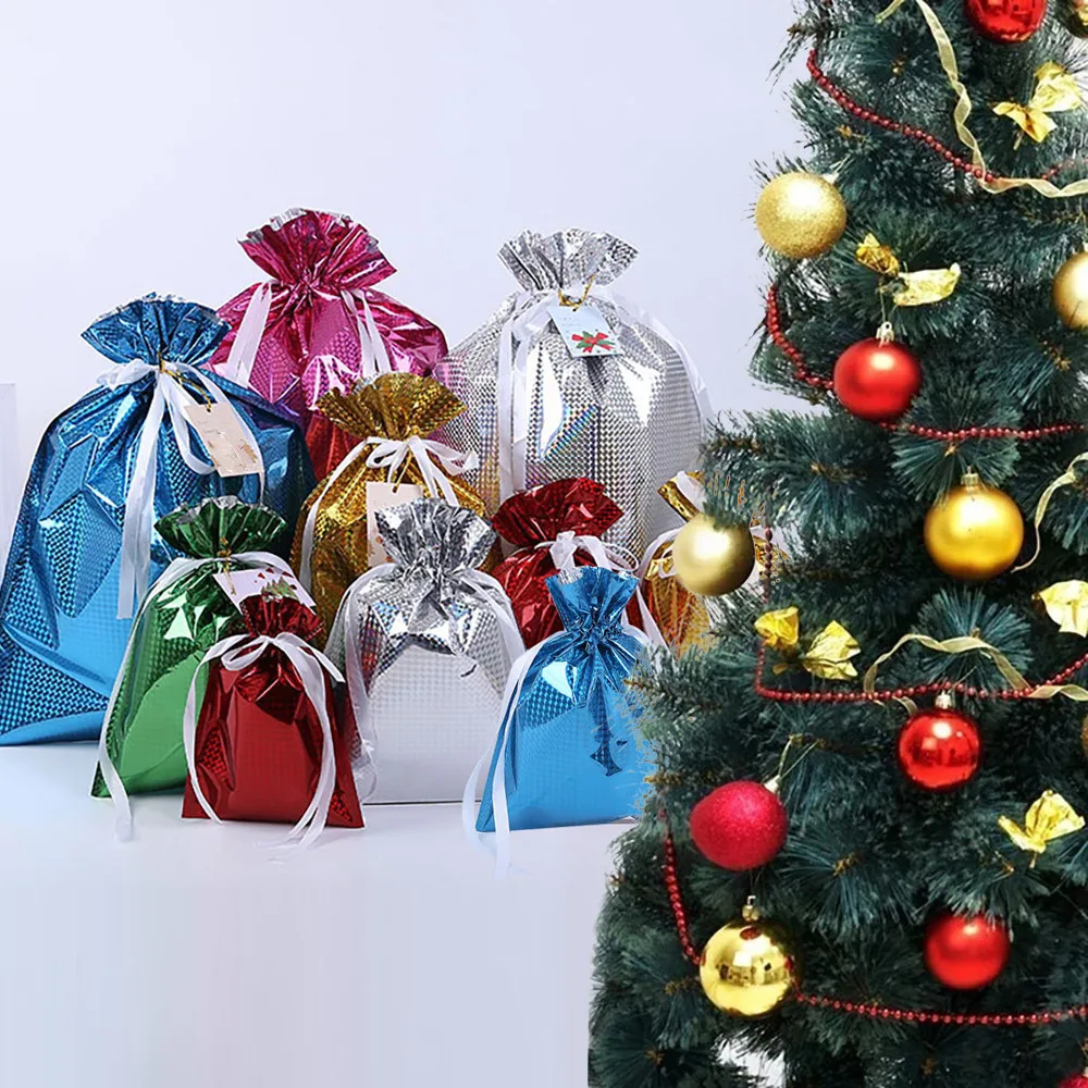 5PCS Christmas Aluminum Foil Reusable Drawstring Merry Christmas Gift Cookies Candy Packaging Bag Wedding Sugar Snacks Storage
5PCS Christmas Aluminum Foil Reusable Drawstring Merry Christmas Gift Cookies Candy Packaging Bag Wedding Sugar Snacks Storage