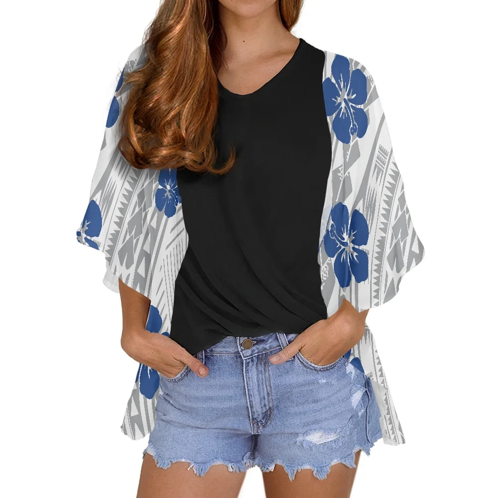 Summer Women Must Tops Large Chiffon Cardigan Casual Style Polynesian Tattoo Hibiscus Flower Printing Fashion Travel Shawl 2022
Summer Women Must Tops Large Chiffon Cardigan Casual Style Polynesian Tattoo Hibiscus Flower Printing Fashion Travel Shawl 2022
