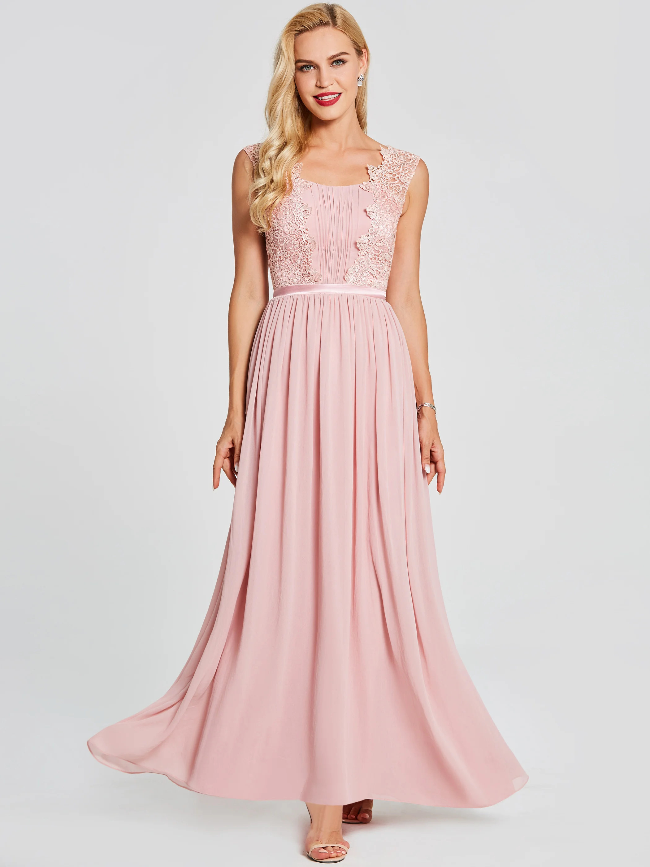 Tanpell Appliques Evening Dress Pink Scoop Sleeveless Floor Length A-line Gown Cheap Women Wedding Party Long Evening Dresses
Tanpell Appliques Evening Dress Pink Scoop Sleeveless Floor Length A-line Gown Cheap Women Wedding Party Long Evening Dresses