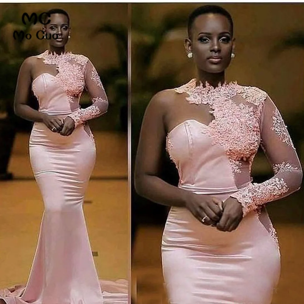 2020 Pink Mermaid Prom dresses with Applqieus O-Neck Vestidos de fiesta dress for graduation Satin Formal Evening Prom Dresses
2020 Pink Mermaid Prom dresses with Applqieus O-Neck Vestidos de fiesta dress for graduation Satin Formal Evening Prom Dresses