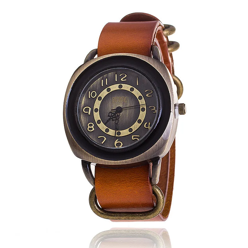 Vintage Men Quartz Wristwatches Geneva Male Wrist Watch Casual Real Cowhide Square Copper Male Quartz Watch Zegarek męski Clock
Vintage Men Quartz Wristwatches Geneva Male Wrist Watch Casual Real Cowhide Square Copper Male Quartz Watch Zegarek męski Clock