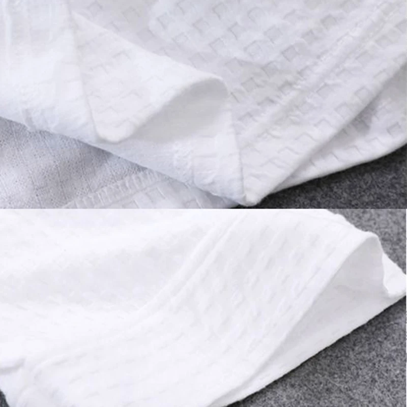 Robes Women Long Sleeve Leisure Thin Breathable Couples New Summer Waffle Sleepwear Soft Quick-dry Simple Lounge Wear with Belt
Robes Women Long Sleeve Leisure Thin Breathable Couples New Summer Waffle Sleepwear Soft Quick-dry Simple Lounge Wear with Belt