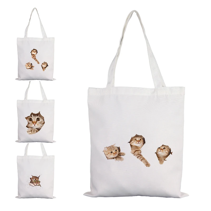 Cat Bags 2021 Shopping for Boutique Shopper With Print Designer Handbags Tote Bag Groceries Hand Canvas Women's Printed Handbag
Cat Bags 2021 Shopping for Boutique Shopper With Print Designer Handbags Tote Bag Groceries Hand Canvas Women's Printed Handbag