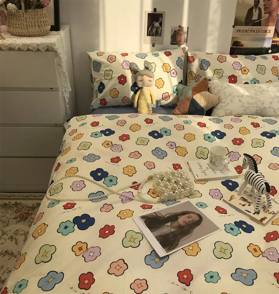 Sweet pastoral flower bedding set teen adult,design cotton twin full queen king home textile bed sheet pillow case quilt cover
Sweet pastoral flower bedding set teen adult,design cotton twin full queen king home textile bed sheet pillow case quilt cover