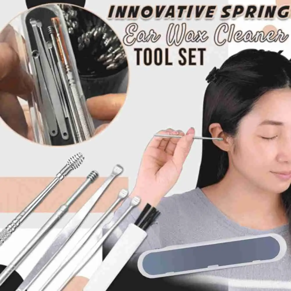 6pcs Retro Copper Ear Pick Wax Scraper Unisex Steel Ear Pick Wax Remover Curette Ear Scoop Wax Care Cleaning Kit Tools
6pcs Retro Copper Ear Pick Wax Scraper Unisex Steel Ear Pick Wax Remover Curette Ear Scoop Wax Care Cleaning Kit Tools