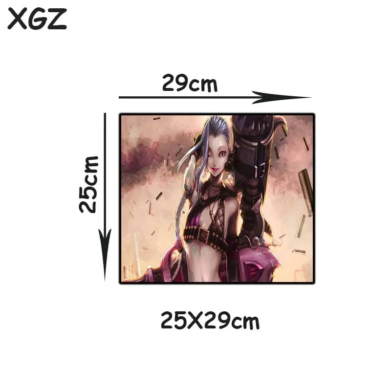 XGZ Custom Large Gaming Mouse Pad Black Lock Edge Anime Sexy Girl Jinx Computer Keyboard Table Mat Non-slip for Lol Dota Gamer
XGZ Custom Large Gaming Mouse Pad Black Lock Edge Anime Sexy Girl Jinx Computer Keyboard Table Mat Non-slip for Lol Dota Gamer