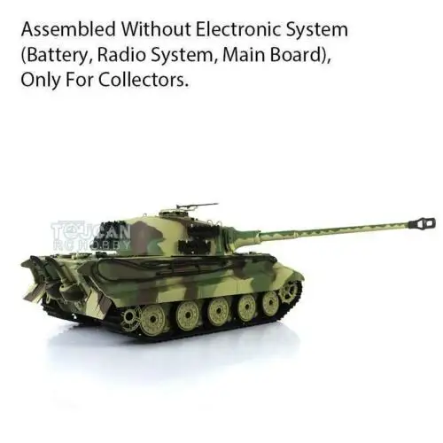 US Stock 1/16 Henglong Plastic German King Tiger Static Tank 3888A without RC TH17203-SMT4
US Stock 1/16 Henglong Plastic German King Tiger Static Tank 3888A without RC TH17203-SMT4