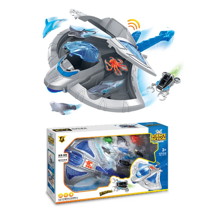 Ocean Series Devil Mechanical Fish Transporter Ocean Explorer 6 Kinds of Sound Effects Storage Children's Toys
Ocean Series Devil Mechanical Fish Transporter Ocean Explorer 6 Kinds of Sound Effects Storage Children's Toys