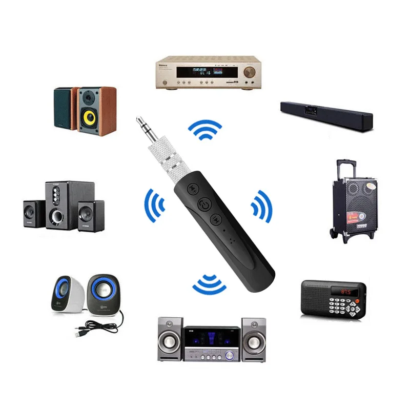 Bluetooth 5 0 3 мм Jack приемник Aux аудио адаптер для телефона наушники беспроводной