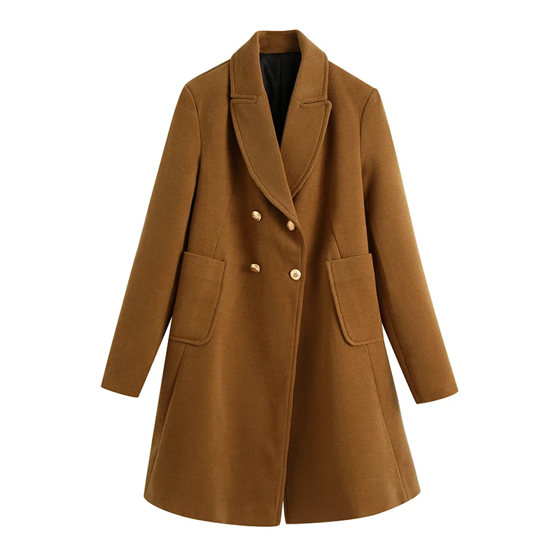 The New Pure Color Loose Women's Coat In Spring 2021 Will Be Stylish and Casual with Medium Length Double-Breasted Lapel Coat
The New Pure Color Loose Women's Coat In Spring 2021 Will Be Stylish and Casual with Medium Length Double-Breasted Lapel Coat
