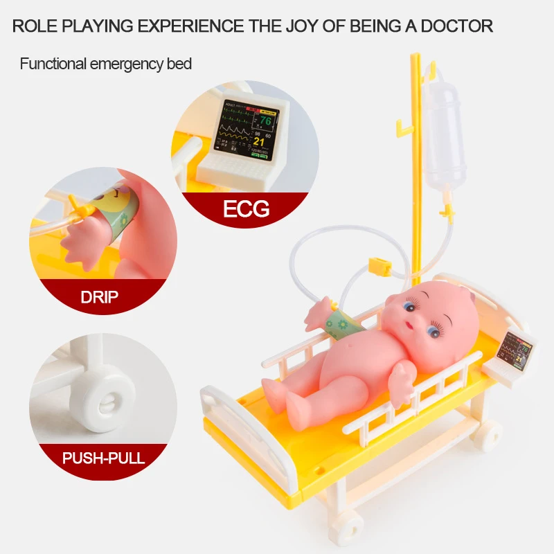 Детские ролевые игры больничный аксессуар медицинский набор медсестер