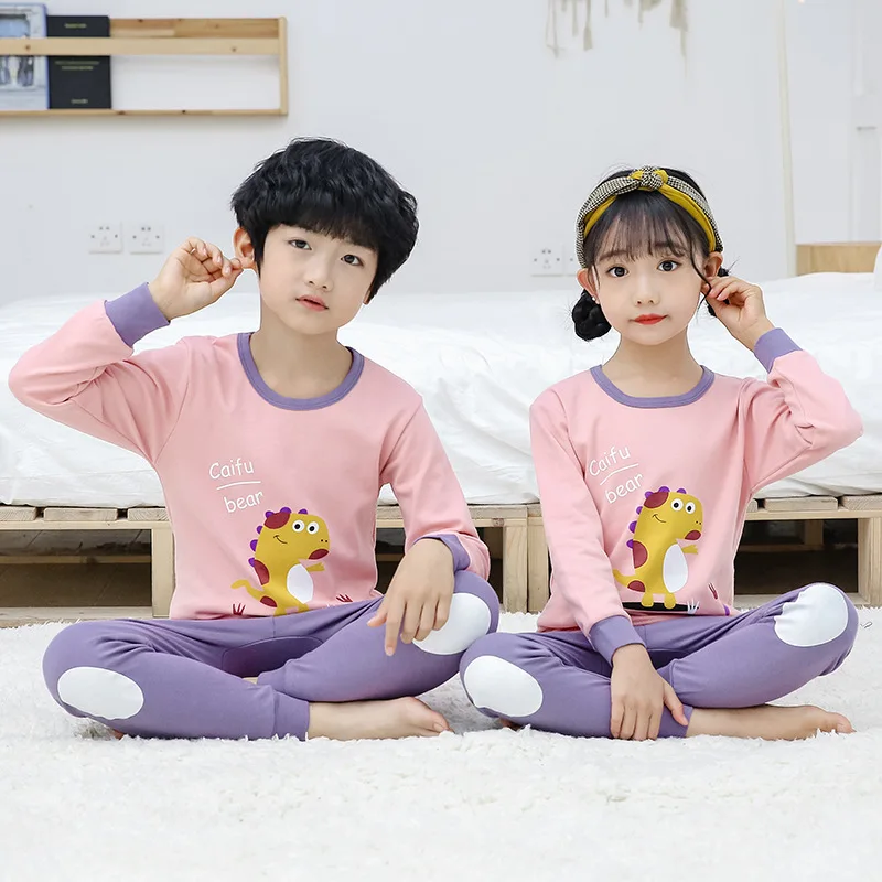 Autumn Kids Clothes Girls Sleepwear Suit Cartoon Children Homewear For Boy Pajamas Set Cotton Kids Pyjamas 2-12Y Teens Clothing
Autumn Kids Clothes Girls Sleepwear Suit Cartoon Children Homewear For Boy Pajamas Set Cotton Kids Pyjamas 2-12Y Teens Clothing