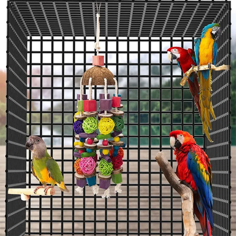 Colorful Parrot Chew Toys Natural Wooden Birds Hanging Chewing Swings Cage Toy Pet Bird Parrot Climbing Ladder Game Supplies
Colorful Parrot Chew Toys Natural Wooden Birds Hanging Chewing Swings Cage Toy Pet Bird Parrot Climbing Ladder Game Supplies