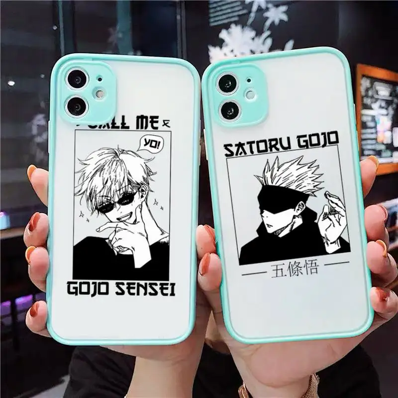 Jujutsu Kaisen Phone Case For iPhone 12 11 Mini Pro XR XS Max 7 8 Plus X Matte transparent blue Cover
Jujutsu Kaisen Phone Case For iPhone 12 11 Mini Pro XR XS Max 7 8 Plus X Matte transparent blue Cover