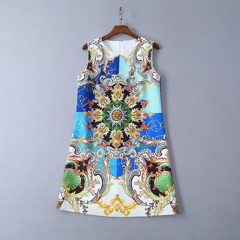 for New women clothes in Europe and America for the summer of 2021 A sleeveless beaded dress in vintage print fashion
for New women clothes in Europe and America for the summer of 2021 A sleeveless beaded dress in vintage print fashion