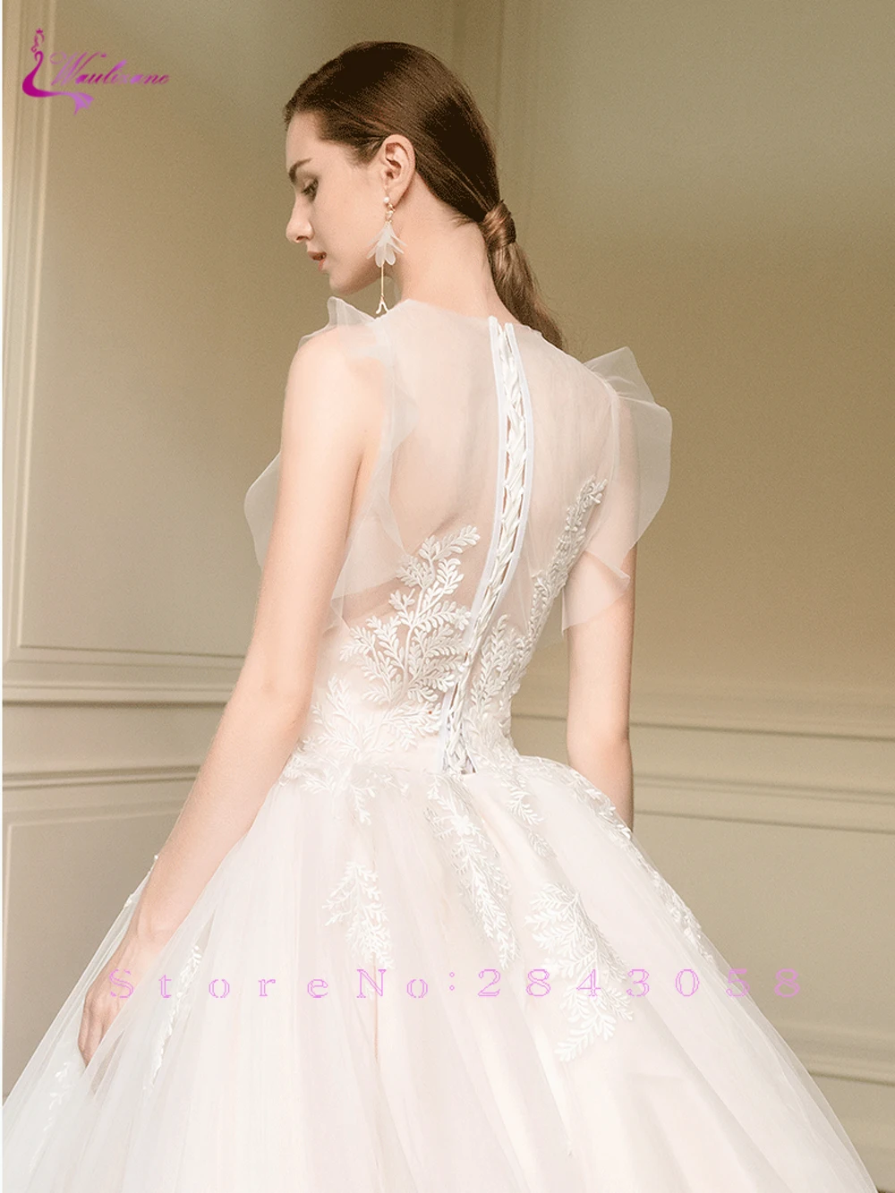 Waulizane Vintage A Line Wedding Dress With Three Quarter Sleeve Of Lace Up Bridal Dress
Waulizane Vintage A Line Wedding Dress With Three Quarter Sleeve Of Lace Up Bridal Dress