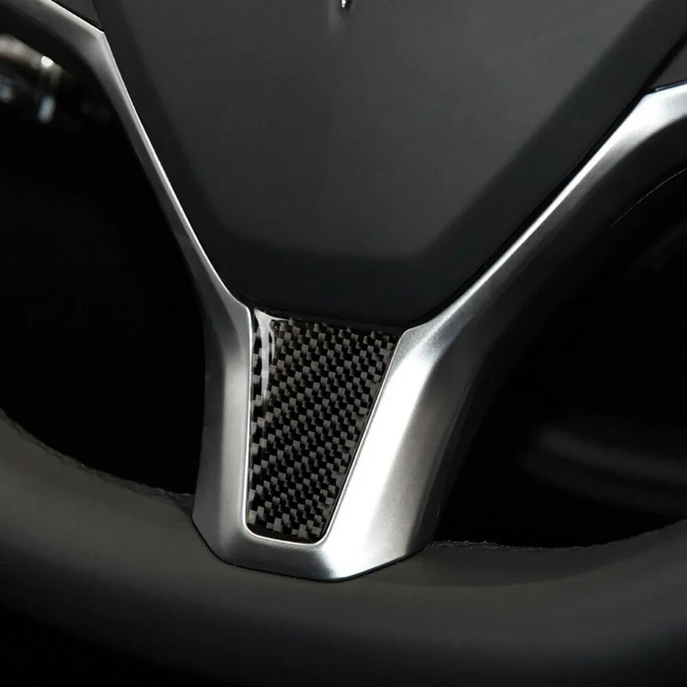 Carbon Fiber Steering Wheel Panel Cover Trim Car Stickers Modified Decoration Shell Mouldings Accessories For Tesla Model X S
Carbon Fiber Steering Wheel Panel Cover Trim Car Stickers Modified Decoration Shell Mouldings Accessories For Tesla Model X S