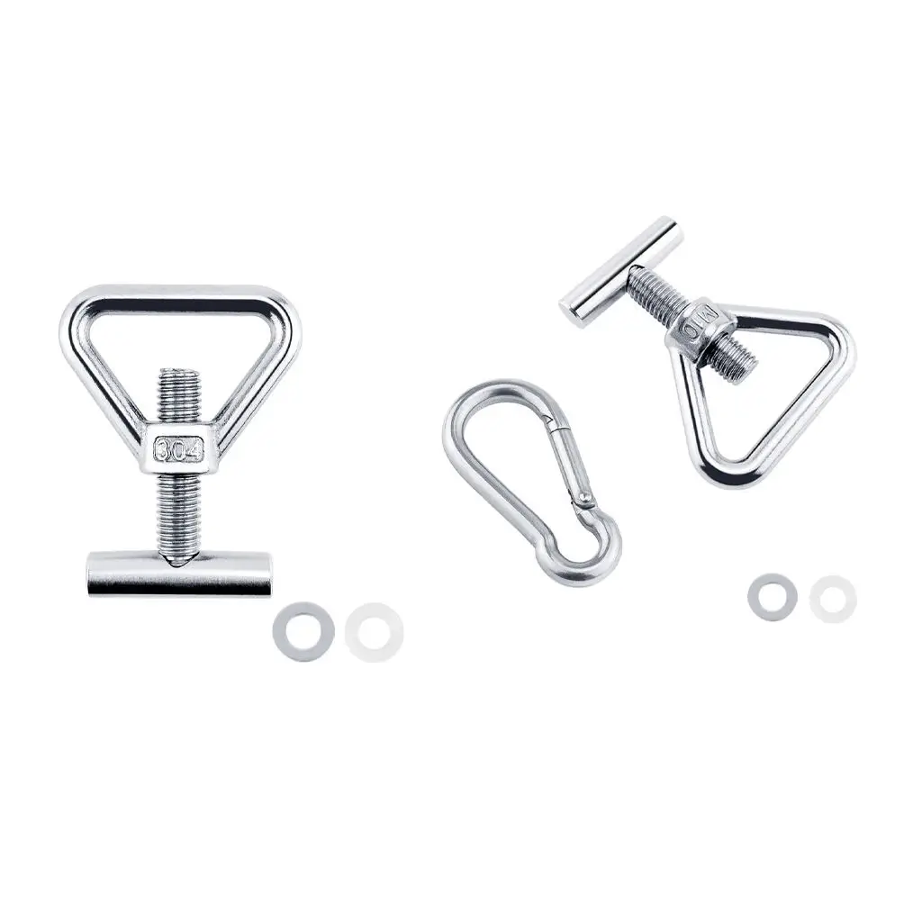 M10 Lifting Eye Nut 304 Stainless Silver Triangle Ring Shape T Bolts Fastener Screw Bolt Fit for Camper Boat Rail Luggage Mount
M10 Lifting Eye Nut 304 Stainless Silver Triangle Ring Shape T Bolts Fastener Screw Bolt Fit for Camper Boat Rail Luggage Mount