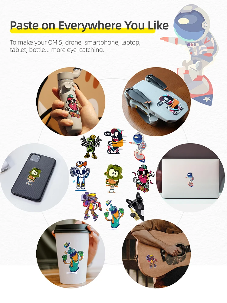 Protection Sticker Set PVC Drone Decal Film Skin Waterproof Protect Stickers for OM5 Drone Body Arm Parts
Protection Sticker Set PVC Drone Decal Film Skin Waterproof Protect Stickers for OM5 Drone Body Arm Parts