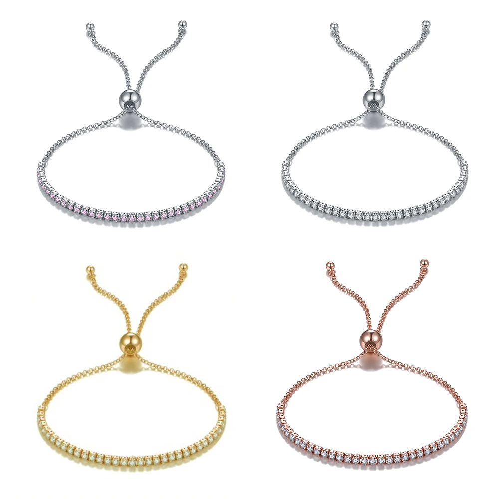 Fashion Pink Temperament Bracelets For Women 925 Sterling Silver Box Chain Adjustable Bracelet Inlay Cubic Zirconia Fine Jewelry
Fashion Pink Temperament Bracelets For Women 925 Sterling Silver Box Chain Adjustable Bracelet Inlay Cubic Zirconia Fine Jewelry