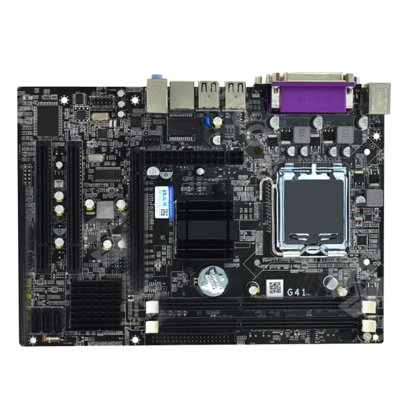 Материнская плата G41 для настольного компьютера Ddr3 двухканальная 8G USB 2 0 Sata