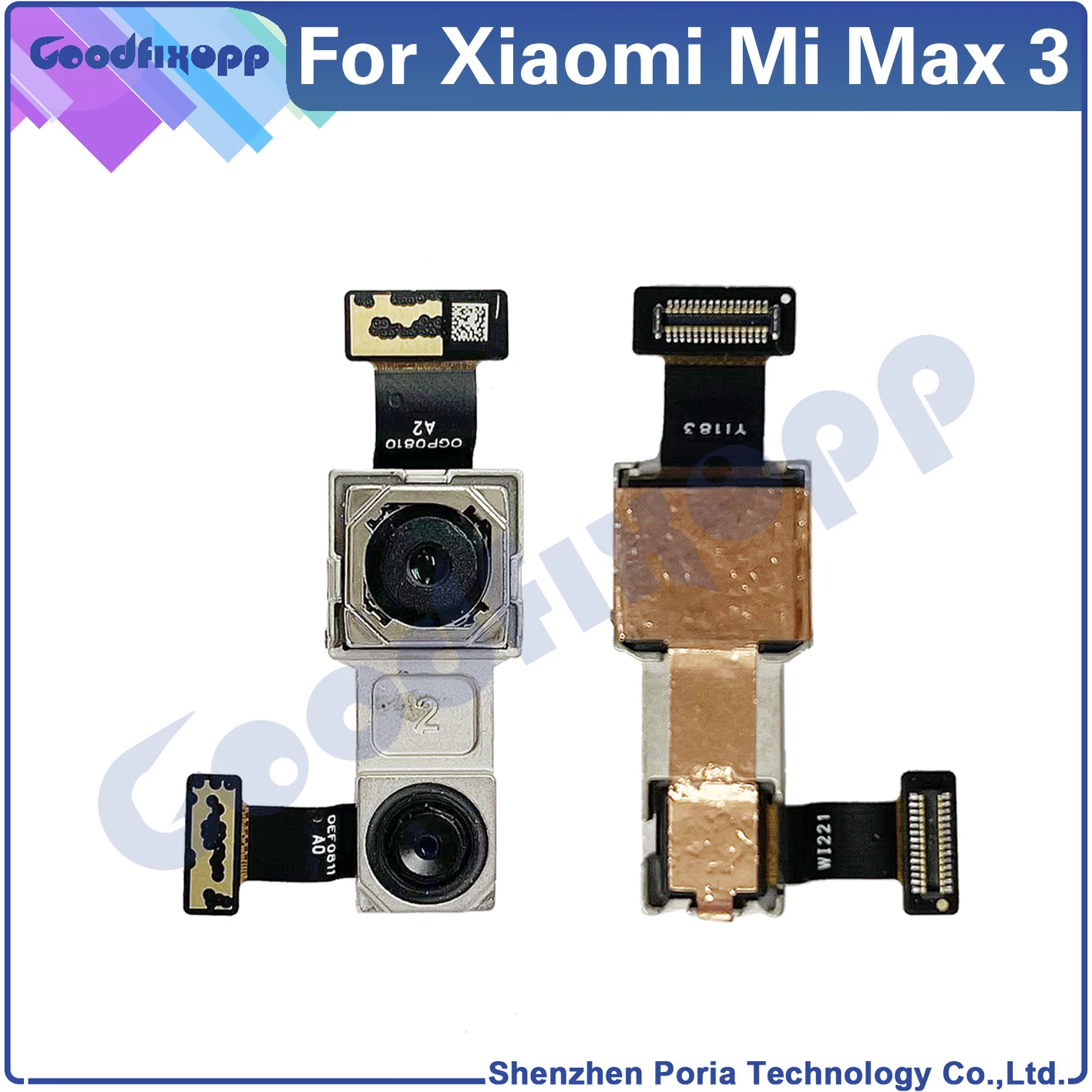 100% Test AAA For Xiaomi Mi Max 3 Phone Rear Camera Modules Back Camera Big Camera For Xiaomi Mi Max3 M1804E4A Replacement
100% Test AAA For Xiaomi Mi Max 3 Phone Rear Camera Modules Back Camera Big Camera For Xiaomi Mi Max3 M1804E4A Replacement