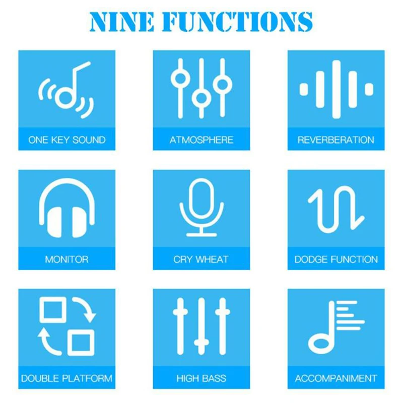 F8 4 Modes Studio o Mixer Microphone Webcast Entertainment Streamer Live Sound Card for Phone Computer
F8 4 Modes Studio o Mixer Microphone Webcast Entertainment Streamer Live Sound Card for Phone Computer