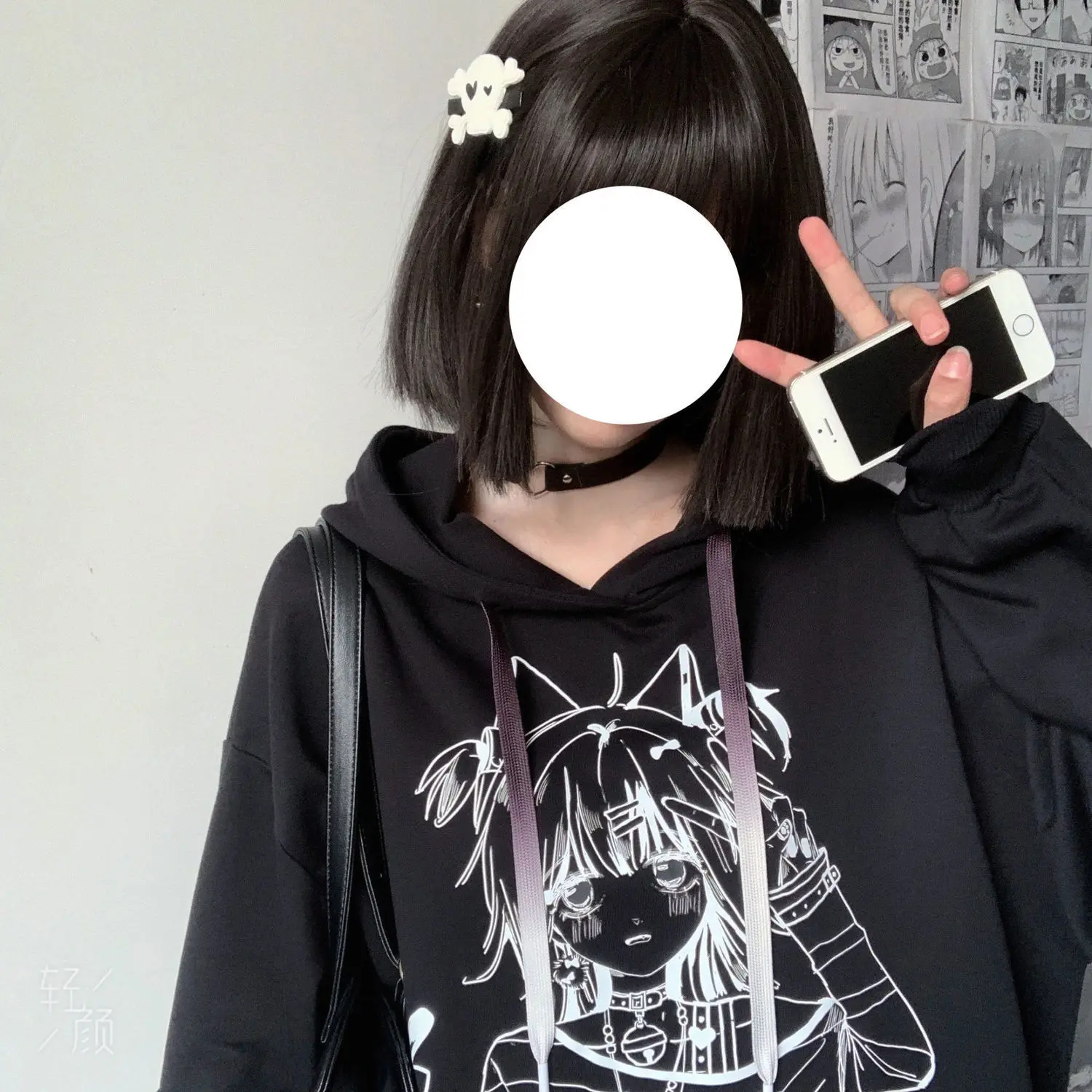 2021 autumn is sweet and cool hooded black and white sweater girl cute loose soft sister coat girl student
2021 autumn is sweet and cool hooded black and white sweater girl cute loose soft sister coat girl student